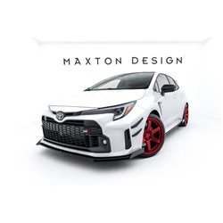 Maxton - Street Pro Lame Du Pare-Chocs Avant Toyota GR Corolla Mk12 Noir + Rabats Brillant