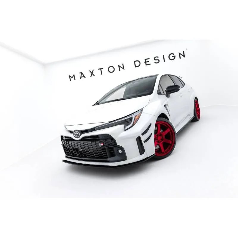 Maxton - Street Pro Lame Du Pare-Chocs Avant Toyota GR Corolla Mk12 Noir