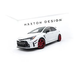 Maxton - Street Pro Rajouts Des Bas De Caisse Toyota GR Corolla Mk12 Noir-Rouge
