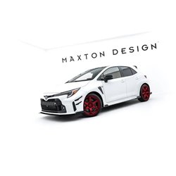 Maxton - Street Pro Rajouts Des Bas De Caisse Toyota GR Corolla Mk12 Noir + Rabats Brillant