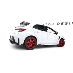 Maxton - Street Pro Rajouts Des Bas De Caisse Toyota GR Corolla Mk12 Noir-Rouge + Rabats Brillant