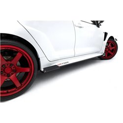 Maxton - Street Pro Rajouts Des Bas De Caisse Toyota GR Corolla Mk12 Noir-Rouge + Rabats Brillant