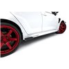 Maxton - Street Pro Rajouts Des Bas De Caisse Toyota GR Corolla Mk12 Noir-Rouge + Rabats Brillant