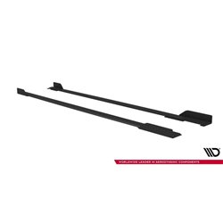 Maxton - Street Pro Rajouts Des Bas De Caisse Toyota GR Corolla Mk12 Noir-Rouge + Rabats Brillant