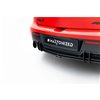 Maxton - Street Pro Central Diffuseur Arriere Mazda 3 MPS Mk1 EU Version Noir-Rouge