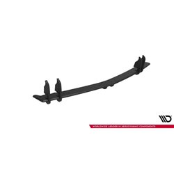 Maxton - Street Pro Central Diffuseur Arriere Mazda 3 MPS Mk1 EU Version Noir-Rouge