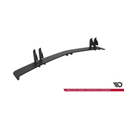 Maxton - Street Pro Central Diffuseur Arriere Mazda 3 MPS Mk1 EU Version Noir-Rouge