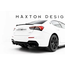 Maxton - Arriere Splitter (avec une barre verticale) Maserati Ghibli Modena Mk3 Facelift