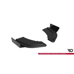 Maxton - Street Pro Lame Du Pare Chocs Arriere Mazda 3 MPS Mk1 EU Version Noir + Rabats Brillant 