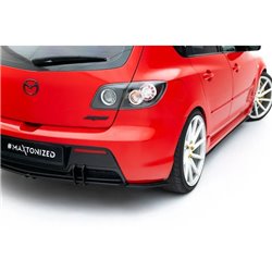 Maxton - Street Pro Lame Du Pare Chocs Arriere Mazda 3 MPS Mk1 EU Version Noir