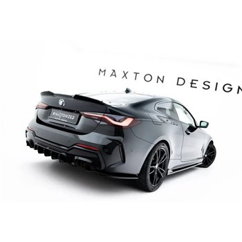 Maxton - Lames De Pare-Chocs Arrière Latérales V.7 BMW 4 M-Pack G22 / G23 / G22 Facelift / G23 Facelift 
