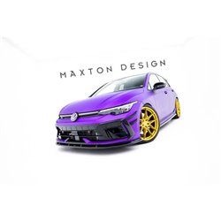 Maxton - Lame Du Pare-Chocs Avant V.2 Volkswagen Golf R Variant Mk8 Facelift