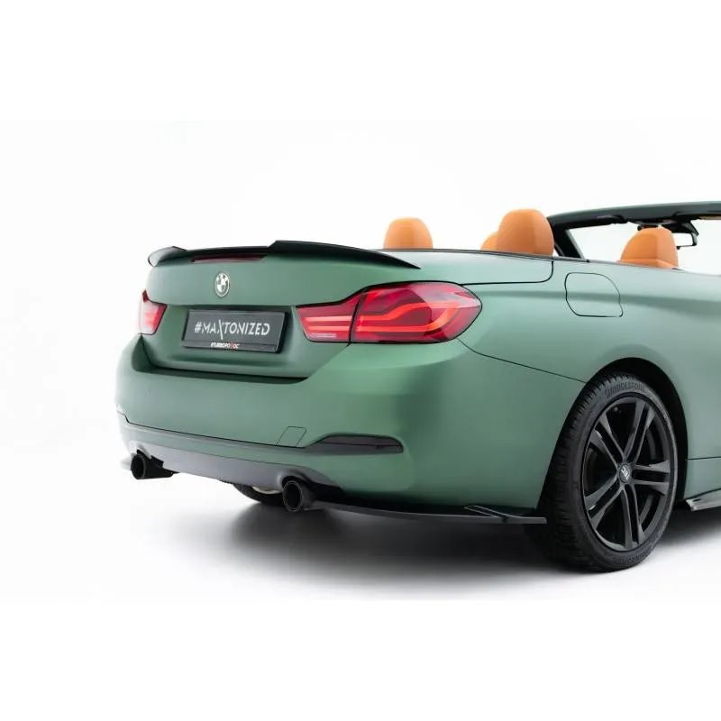 Maxton - Lames De Pare-Chocs Arrière Latérales BMW 4 Cabrio / Coupe F33 / F32