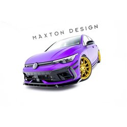 Maxton - Lame Du Pare-Chocs Avant V.3 Volkswagen Golf R Variant Mk8 Facelift
