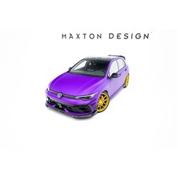 Maxton - Lame Du Pare-Chocs Avant V.4 Volkswagen Golf R Variant Mk8 Facelift 