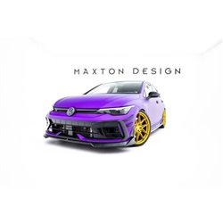 Maxton - Lame Du Pare-Chocs Avant V.4 Volkswagen Golf R Variant Mk8 Facelift 