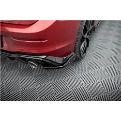 Maxton - Lames De Pare-Chocs Arrière Latérales V.4 + Ailerons Volkswagen Golf GTI / GTE Mk8 