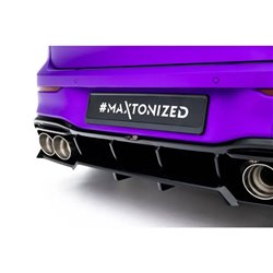 Maxton - Arriere Lame (avec une barre verticale) V.2 Volkswagen Golf R Hatchback Mk8 / Mk8 Facelift 