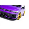 Maxton - Street Pro Lame Du Pare-Chocs Avant Volkswagen Golf R Hatchback Mk8 Facelift Noir + Rabats Brillant 