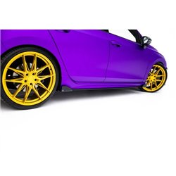 Maxton - Street Pro Rajouts Des Bas De Caisse Volkswagen Golf R Hatchback Mk8 / Mk8 Facelift Noir + Rabats Brillant 