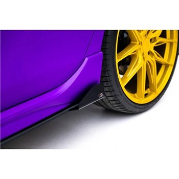 Maxton - Street Pro Rajouts Des Bas De Caisse Volkswagen Golf R Hatchback Mk8 / Mk8 Facelift Noir + Rabats Brillant 