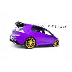 Maxton - Street Pro Rajouts Des Bas De Caisse Volkswagen Golf R Hatchback Mk8 / Mk8 Facelift Noir + Rabats Brillant 