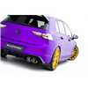 Maxton - Street Pro Lame Du Pare Chocs Arriere V.2 Volkswagen Golf R Hatchback Mk8 / Mk8 Facelift Noir-Rouge