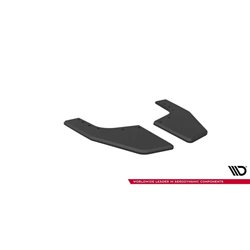 Maxton - Street Pro Lame Du Pare Chocs Arriere V.2 Volkswagen Golf R Hatchback Mk8 / Mk8 Facelift Noir-Rouge