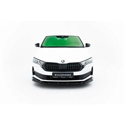 Maxton - Lame Du Pare-Chocs Avant Skoda Octavia Sportline Liftback / Combi Mk4 Facelift 