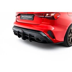 Maxton - Street Pro Central Diffuseur Arriere Audi RS3 Sedan 8Y Facelift Rouge
