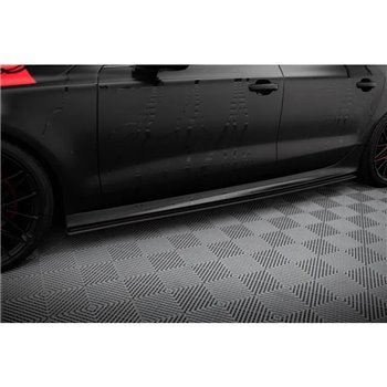 Maxton - Street Pro Rajouts Des Bas De Caisse Audi A7 RS7 Look C7 Noir