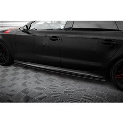 Maxton - Street Pro Rajouts Des Bas De Caisse Audi A7 RS7 Look C7 Noir