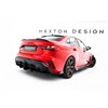 Maxton - Street Pro Central Diffuseur Arriere Audi RS3 Sedan 8Y Facelift Noir + Rabats Brillant 