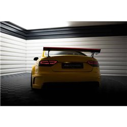 Maxton - Carbon Spoiler With External Brackets Uprights + LED Audi A5 Coupe 8T