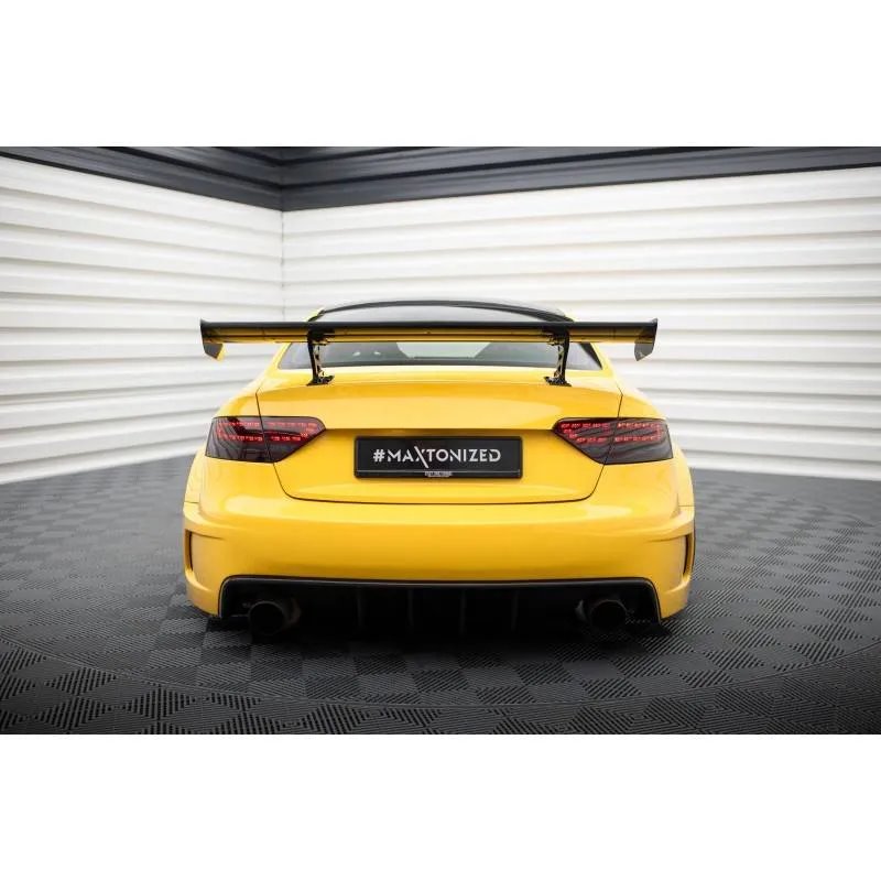 Maxton - Carbon Spoiler With Internal Brackets Uprights Audi A5 Coupe 8T