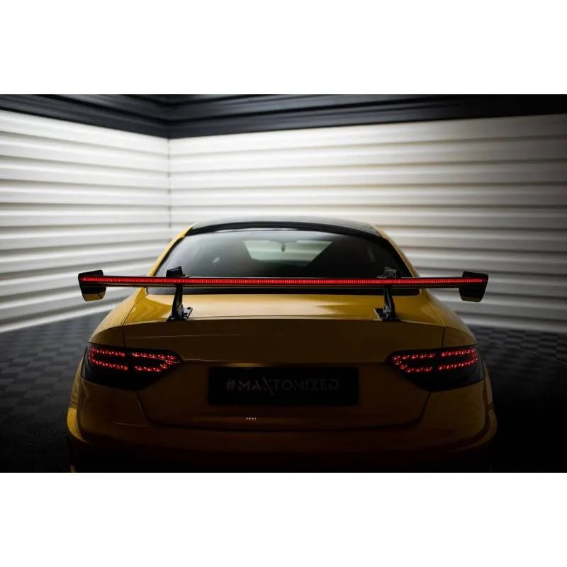Maxton - Carbon Spoiler With Upper Swan Mounting + LED Audi A5 Coupe 8T