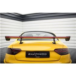 Maxton - Carbon Spoiler With Upper Swan Mounting + LED Audi A5 Coupe 8T