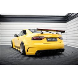 Maxton - Carbon Spoiler With Upper Swan Mounting + LED Audi A5 Coupe 8T