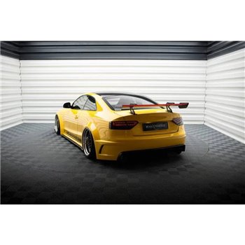 Maxton - Carbon Spoiler With Upper Swan Mounting + LED Audi A5 Coupe 8T