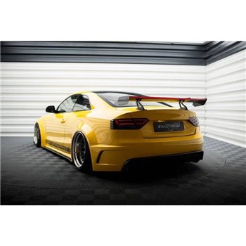 Maxton - Carbon Spoiler With Upper Swan Mounting + LED Audi A5 Coupe 8T