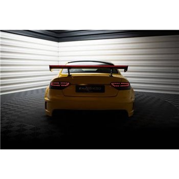 Maxton - Carbon Spoiler With Internal Brackets Uprights + LED Audi A5 Coupe 8T