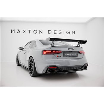Maxton - Carbon Spoiler With External Brackets Uprights V.2 Audi A5 / A5 S-Line / S5 / RS5 Coupe F5 / F5 Facelift