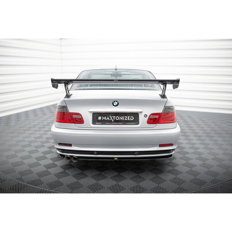 Maxton - Carbon Spoiler With External Brackets Uprights BMW 3 Coupe E46
