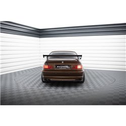 Maxton - Carbon Spoiler With External Brackets Uprights BMW 3 Coupe E46