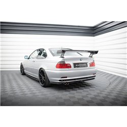 Maxton - Carbon Spoiler With External Brackets Uprights BMW 3 Coupe E46