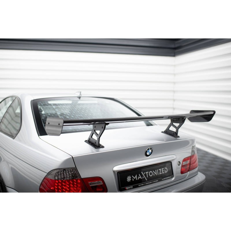 Maxton - Carbon Spoiler With Internal Brackets Uprights BMW 3 Coupe E46