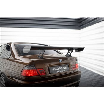 Maxton - Carbon Spoiler With Internal Brackets Uprights BMW 3 Coupe E46