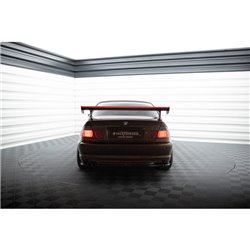 Maxton - Carbon Spoiler With External Brackets Uprights + LED BMW 3 Coupe E46