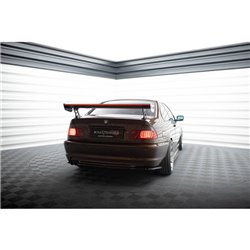 Maxton - Carbon Spoiler With External Brackets Uprights + LED BMW 3 Coupe E46