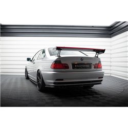 Maxton - Carbon Spoiler With External Brackets Uprights + LED BMW 3 Coupe E46